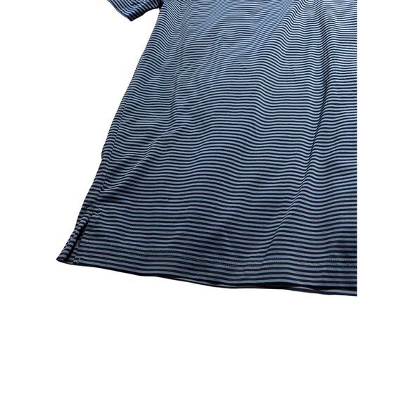 J. McLaughlin Striped Golf Polo Shirt Men's Size Large Moisture Wicking Comfort - Picture 5 of 5